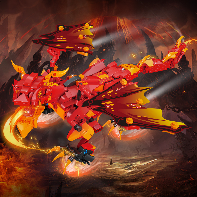 Mould King 13147 RC Motorized Sky Dragon - Image 3
