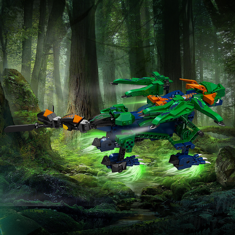 Mould King 13147 RC Motorized Sky Dragon - Image 4