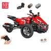 MOULD KING 23010 Technical Car Motorized Motorcycle Model Building Blocks Speed Mechanical Vehicle MOC Bricks Toys 6 - Mould King EU Store