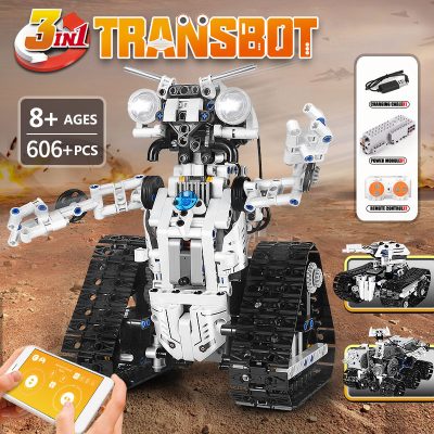 MOULD KING High Tech Building Block APP Remote Control Transbot Robot 3 In 1 Model Assembly 1 - Mould King EU Store