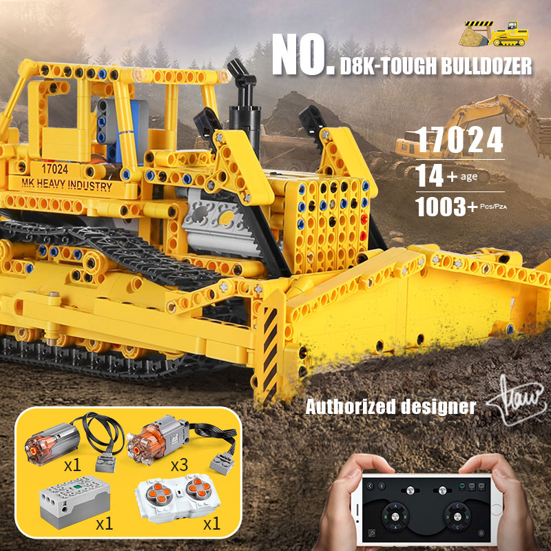 Mould King 17024 RC D8K BULLDOZER - Image 2