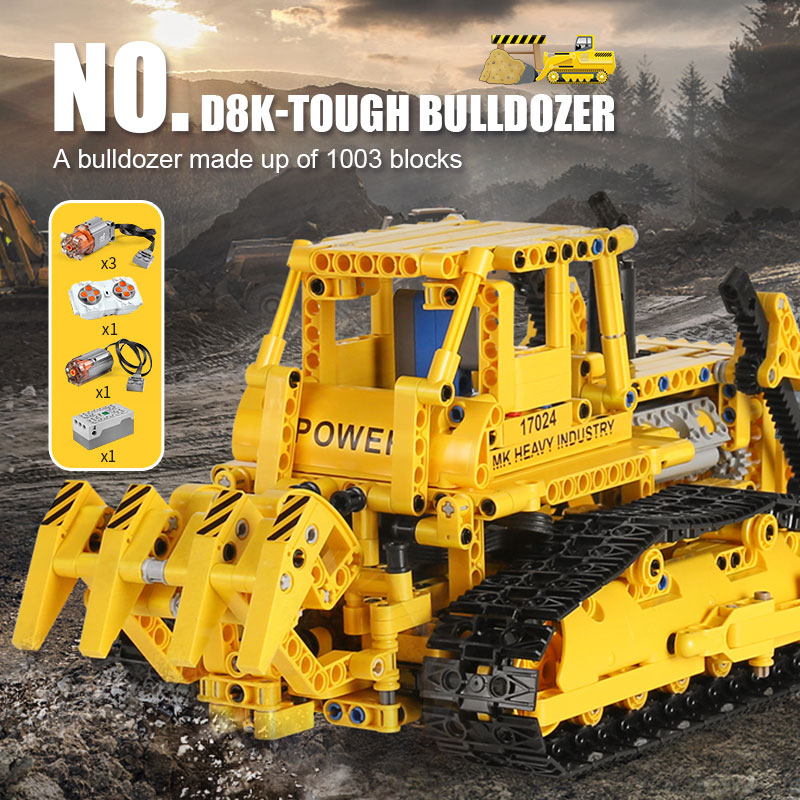 Mould King 17024 RC D8K BULLDOZER - Image 4