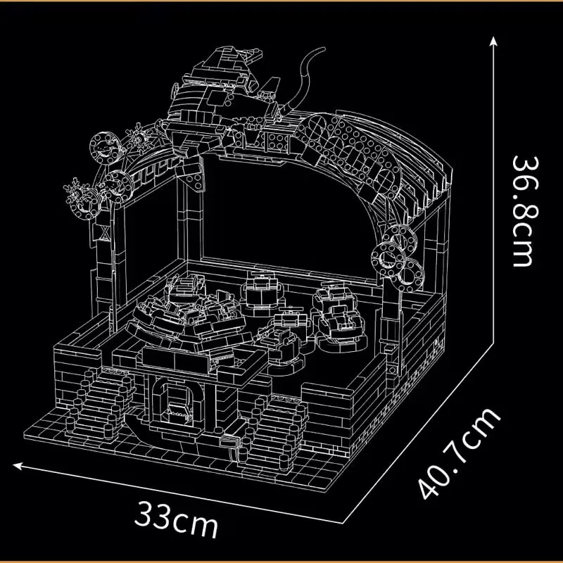 Mould King 11018 Amusement Park The Motorized Bumper Boats Building Block - Image 6