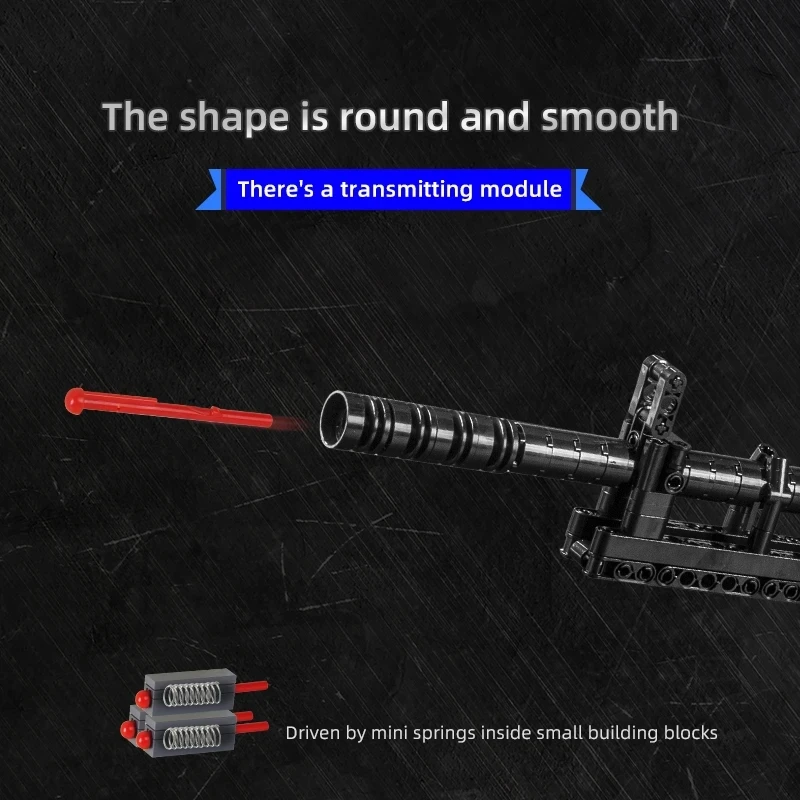 MOULD KING 14026 MK14 Battle Rifle Gun Model Toys Bricks - Image 4