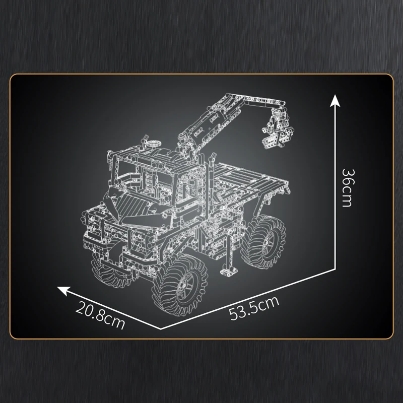 MOULD KING 17038 All-Terrian Logging Truck Building Blocks - Image 6