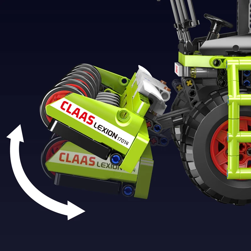 Mould King 17014 Remote Control Technical MOC Agricultural Harvester Building Set - Image 6