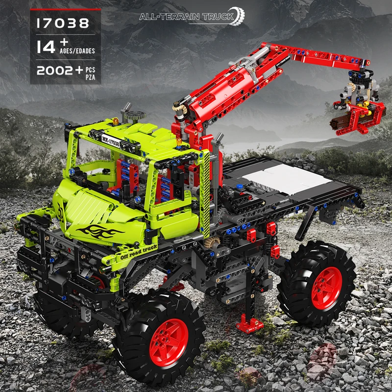 MOULD KING 17038 All-Terrian Logging Truck Building Blocks - Image 2