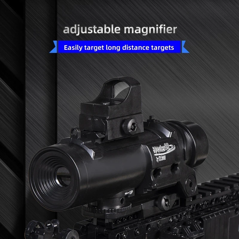 MOULD KING 14026 MK14 Battle Rifle Gun Model Toys Bricks - Image 5