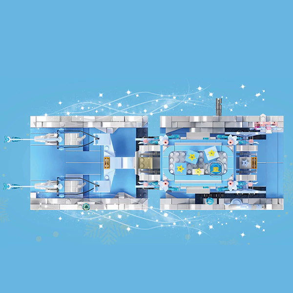 MOULD KING 10161 with 1214 Pieces Snow White Carriage Building Blocks - Image 5