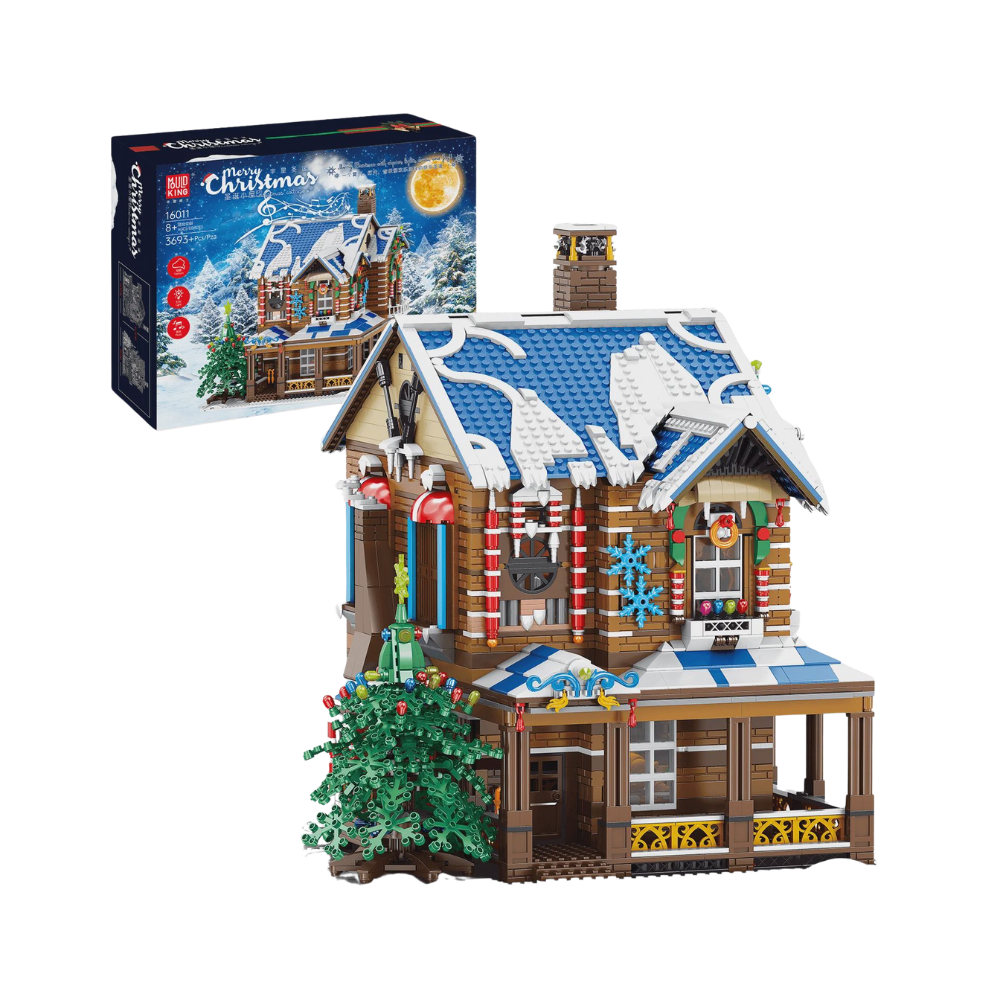 MOULD KING 16011 with 3693 Pieces Christmas House Building Blocks