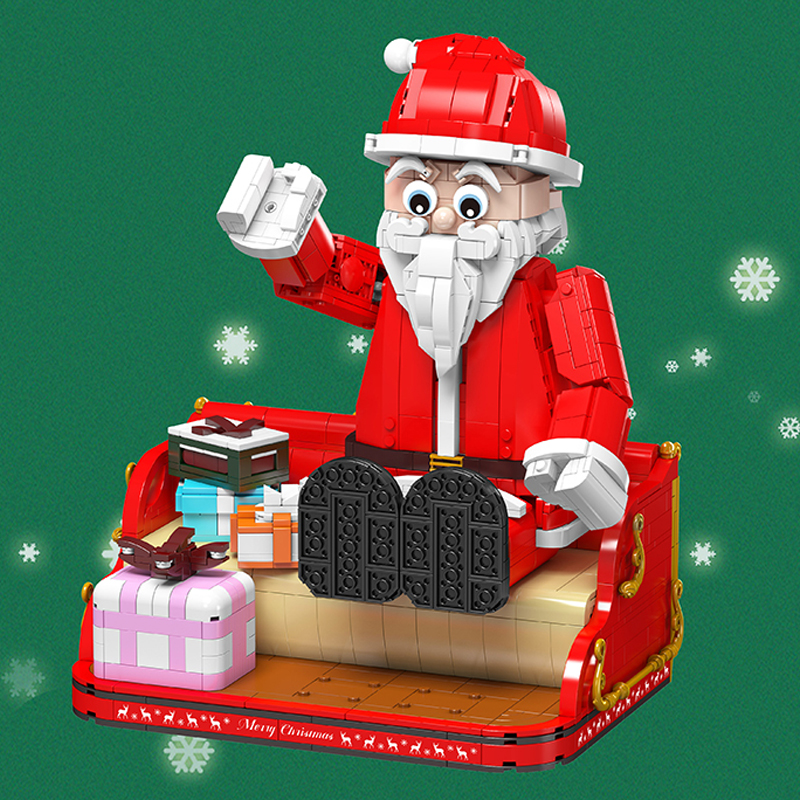 MOULD KING 10072 with 2087 Pieces Santa Claus Christmas Seasonal Building Blocks - Image 5