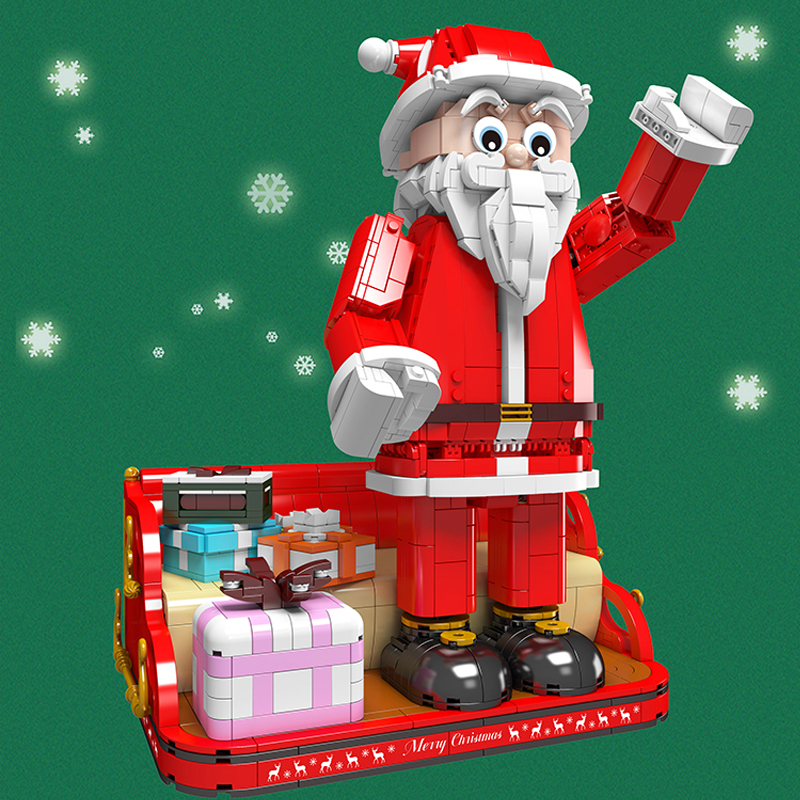 MOULD KING 10072 with 2087 Pieces Santa Claus Christmas Seasonal Building Blocks - Image 6