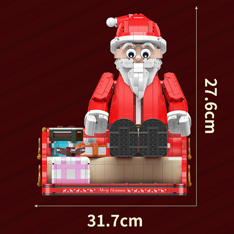 MOULD KING 10072 with 2087 Pieces Santa Claus Christmas Seasonal Building Blocks - Image 2