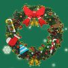 Mould King 10073 Christmas Eucalyptus Wreath 2 - Mould King EU Store