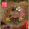 Mould King 10074 Christmas Dried Flower Wreath 1 - Mould King EU Store