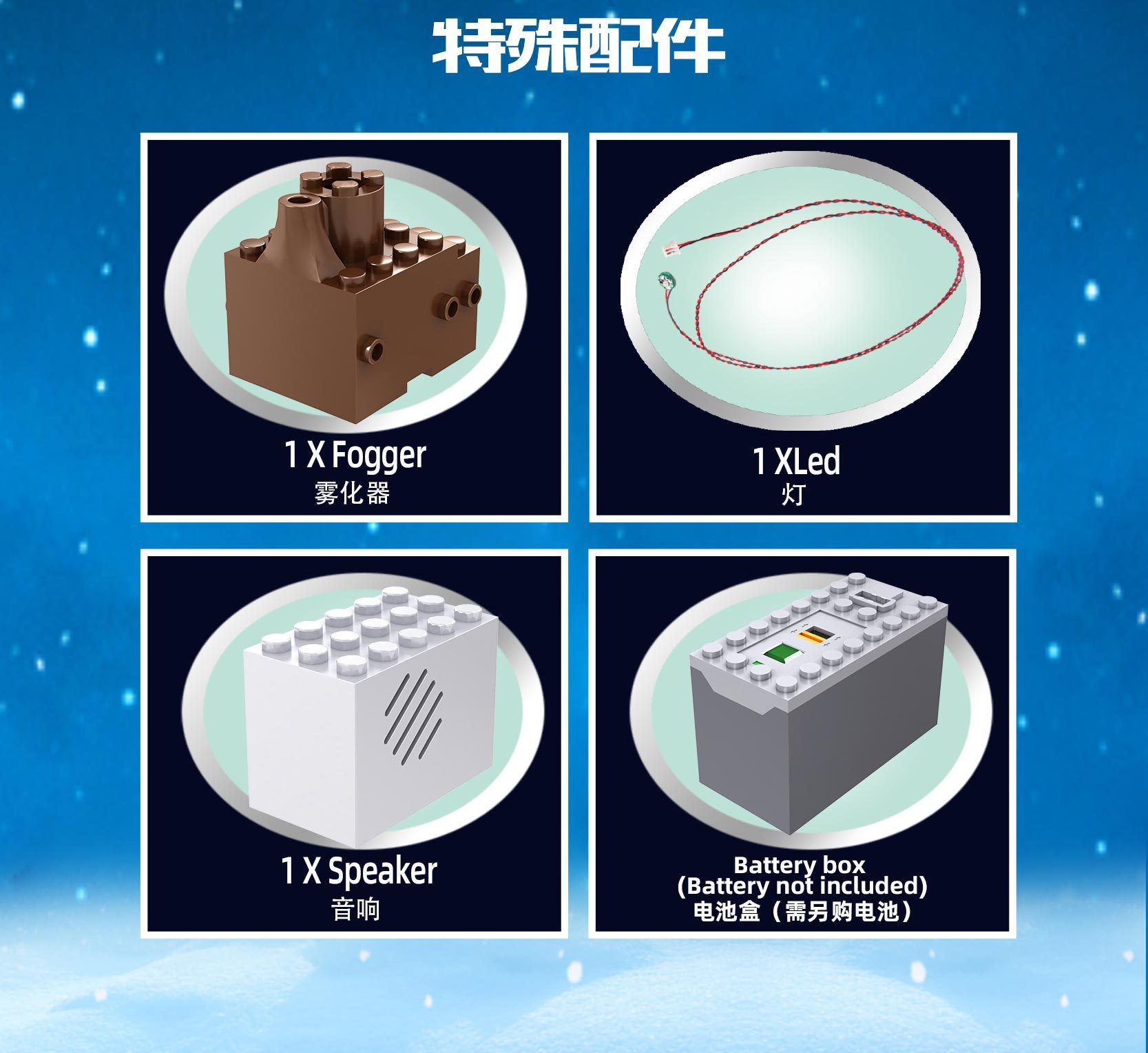 MOULD KING 16011 with 3693 Pieces Christmas House Building Blocks - Image 5